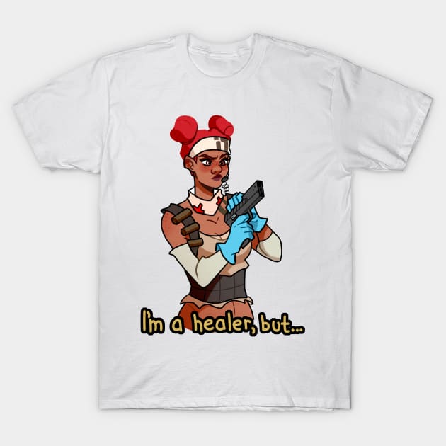 Lifeline Apex Legends T-Shirt by gaypompeii